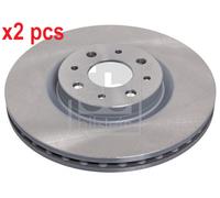 X2 PCS L&R SIDES FRONT BRAKE DISC 43960
