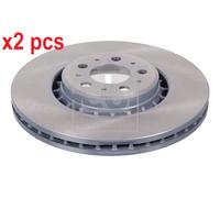 X2 PCS L&R SIDES FRONT BRAKE DISC 43965