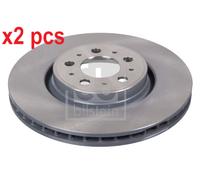 X2 PCS L&R SIDES FRONT BRAKE DISC 43967
