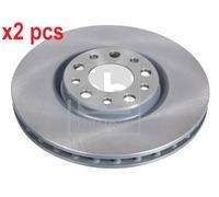 X2 PCS L&R SIDES FRONT BRAKE DISC 44036