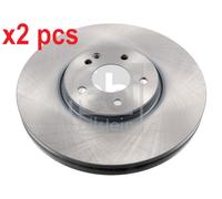 X2 PCS L&R SIDES FRONT BRAKE DISC 45895