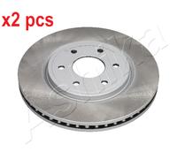 X2 PCS L&R SIDES FRONT BRAKE DISC 6001115C