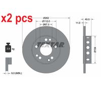 X2 PCS L&R SIDES FRONT BRAKE DISC 92027403