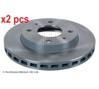 X2 PCS L&R SIDES FRONT BRAKE DISC ADC44321