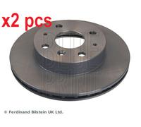 X2 PCS L&R SIDES FRONT BRAKE DISC ADD64314
