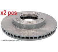 X2 PCS L&R SIDES FRONT BRAKE DISC ADG04390