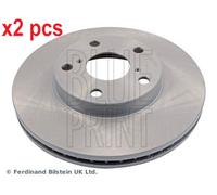 X2 PCS L&R SIDES FRONT BRAKE DISC ADT343138