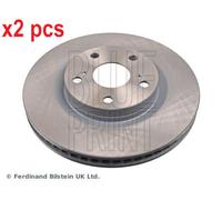 X2 PCS L&R SIDES FRONT BRAKE DISC ADT343206