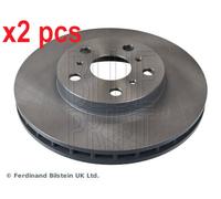 X2 PCS L&R SIDES FRONT BRAKE DISC ADT34346