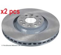 X2 PCS L&R SIDES FRONT BRAKE DISC ADV184372