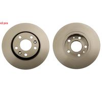X2 PCS L&R SIDES FRONT BRAKE DISC DF6072