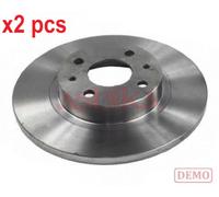 X2 PCS L&R SIDES FRONT FITS ALFA ROMEO 145 1.4 I.E. BRAKE DISC 60000225C ASHIKA