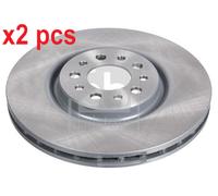 X2 PCS L&R SIDES FRONT FITS ALFA ROMEO 159 1.8 BRAKE DISC 44052 FEBI BILSTEIN