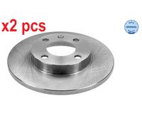 2x Brake Disc for AUDI SEAT VW VW (FAW):90 B2,VENTO,JETTA,GOLF I,GOLF
