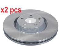 X2 PCS L&R SIDES FRONT FITS AUDI A4 ALLROAD B8 BRAKE DISC 44039 FEBI BILSTEIN