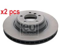 X2 PCS L&R SIDES FRONT FITS BMW 3 330 I BRAKE DISC 44050 FEBI BILSTEIN