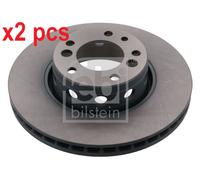 X2 PCS L&R SIDES FRONT FITS BMW 5 M5 BRAKE DISC 44069 FEBI BILSTEIN