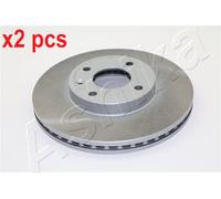 ASHIKA FRONT 2 X BRAKE DISC 600WW18C FOR CHEVROLET