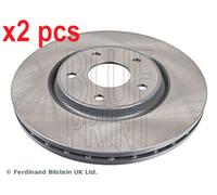X2 PCS L&R SIDES FRONT FITS CHRYSLER GRAND BRAKE DISC ADA104371 BLUE PRINT