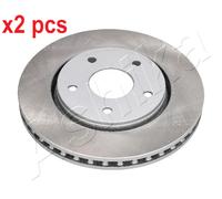 X2 PCS L&R SIDES FRONT FITS CHRYSLER GRAND VOYAGER V BRAKE DISC 6009915C ASHIKA