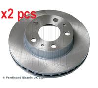 X2 PCS L&R SIDES FRONT FITS CITROËN RELAY II BRAKE DISC ADP154328 BLUE PRINT