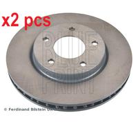 X2 PCS L&R SIDES FRONT FITS DODGE CALIBER 1.8 BRAKE DISC ADC443119 BLUE PRINT