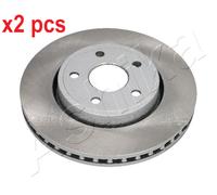 X2 PCS L&R SIDES FRONT FITS DODGE DURANGO 3.6 BRAKE DISC 6009917C ASHIKA
