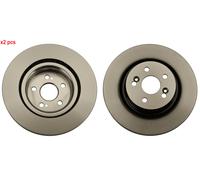 X2 PCS L&R SIDES FRONT FITS FOR RENAULT CLIO III 2.0 16V BRAKE DISC DF6117S TRW