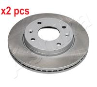 X2 PCS L&R SIDES FRONT 60-0H-008C BRAKE DISC ASHIKA