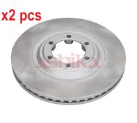 X2 PCS L&R SIDES FRONT FITS ISUZU D-MAX II 1.9 DDI BRAKE DISC 6009919C ASHIKA