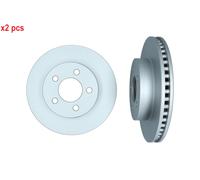 X2 PCS L&R SIDES FRONT FITS JEEP CHEROKEE 2.4 4X4 BRAKE DISC 1032368 KAMOKA