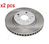 X2 PCS L&R SIDES FRONT FITS LEXUS IS II 250 BRAKE DISC 60022007C ASHIKA
