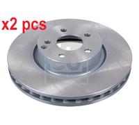 X2 PCS L&R SIDES FRONT FITS MERCEDES-BENZ C-CLASS BRAKE DISC 30551 FEBI BILSTEIN