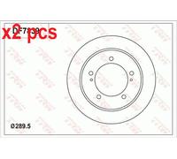 TRW Brake Disc DF7839 – Fits Suzuki JIMNY 55211-76J02/76J01/76J00