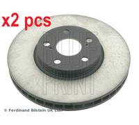 X2 PCS L&R SIDES FRONT FITS TOYOTA AVENSIS 1.6 BRAKE DISC ADT34385 BLUE PRINT