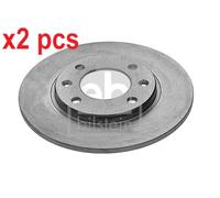 X2 PCS L&R SIDES REAR 10320 BRAKE DISC FEBI BILSTEIN
