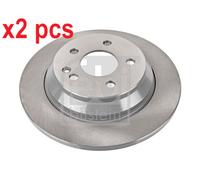 X2 PCS L&R SIDES REAR 104951 BRAKE DISC FEBI BILSTEIN
