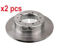 X2 PCS L&R SIDES REAR 106298 BRAKE DISC FEBI BILSTEIN