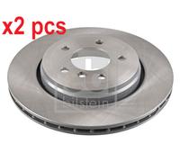 X2 PCS L&R SIDES REAR 23552 BRAKE DISC FEBI BILSTEIN