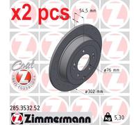 ZIMMERMANN 285.3532.52 Brake disc