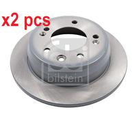 X2 PCS L&R SIDES REAR 31363 BRAKE DISC FEBI BILSTEIN