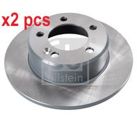 X2 PCS L&R SIDES REAR 40094 BRAKE DISC FEBI BILSTEIN