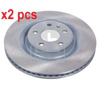 X2 PCS L&R SIDES REAR 43985 BRAKE DISC FEBI BILSTEIN