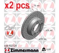 ZIMMERMANN 460.1527.20 Brake disc