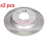 X2 PCS L&R SIDES REAR 610KK19C BRAKE DISC ASHIKA