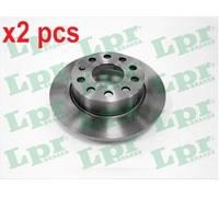 X2 PCS L&R SIDES REAR A1003P BRAKE DISC SAMKO