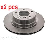 X2 PCS L&R SIDES REAR ADB114327 BRAKE DISC BLUE PRINT