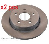 X2 PCS L&R SIDES REAR ADBP430010 BRAKE DISC BLUE PRINT