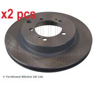 X2 PCS L&R SIDES REAR ADC44355 BRAKE DISC BLUE PRINT