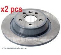 X2 PCS L&R SIDES REAR ADF124301 BRAKE DISC BLUE PRINT